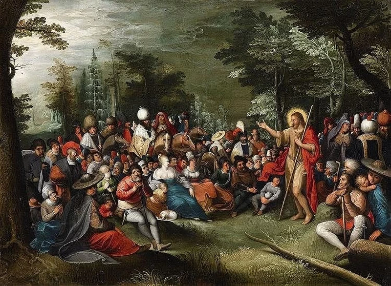 Giovanni Battista predica nel deserto